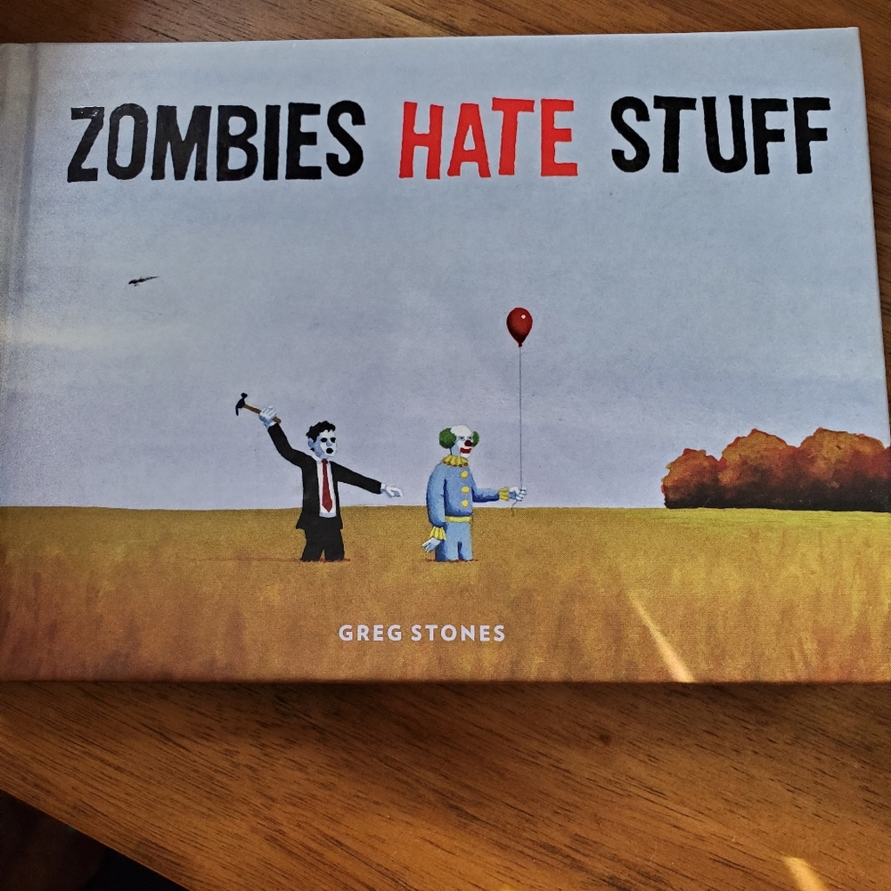Zombies Hate Stuff Small Coffee Table Book